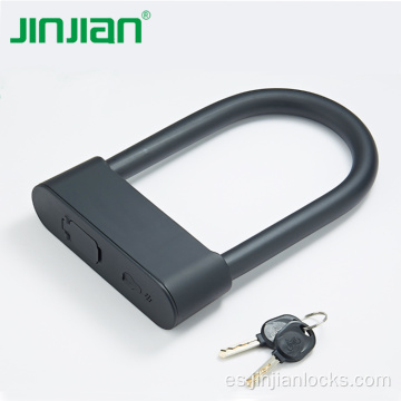 Bloqueo de bicicleta de huellas digitales antihear U Lock Smart Lock